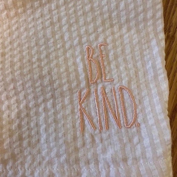 Rae Dunn Cream Textured Fabric - Picture 3 of 3